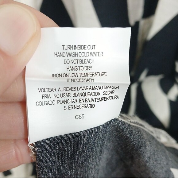 Sara Michelle Semi Sheer Black White Dress Small - Picture 4 of 11